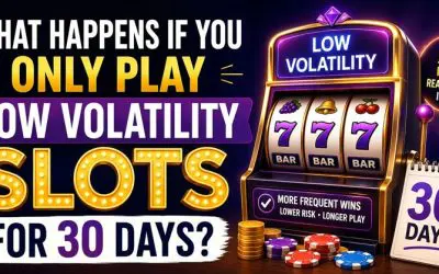What Happens If You Only Play Low Volatility Slots for 30 Days?